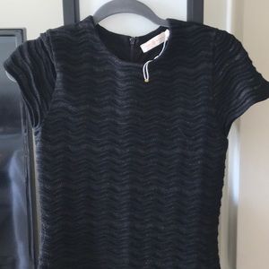 Tory Burch Black knit dress XS